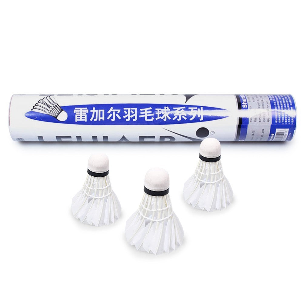 12Pcs Feather Badminton Shuttlecocks High Speed Badminton Balls for Indoor Outdoor Sports