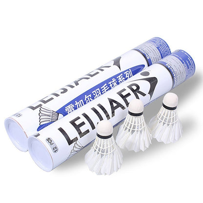 12Pcs Feather Badminton Shuttlecocks High Speed Badminton Balls for Indoor Outdoor Sports