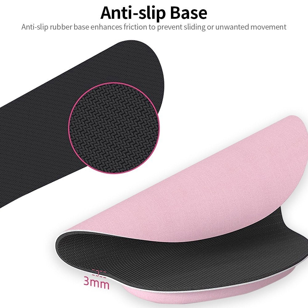 Ergonomic Memory Foam Keyboard Wrist Rest Mouse Pad Set Anti-slip Rubber Base Wrist Pad