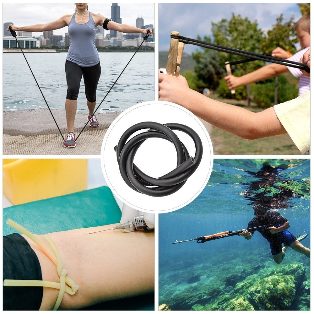1m Spearfishing Sling Band Elastic Latex Tubing Hose for Fishing Boating Kayaking