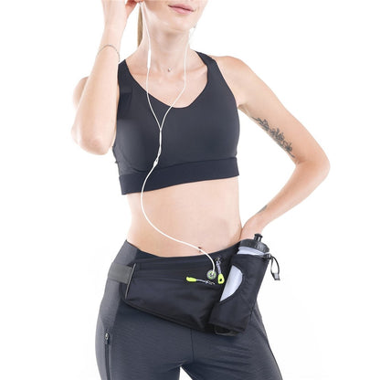 Sports Running Belt Waist Pack Bum Bag Hydration Belt Bag with Water Bottle Holder for Men and Women