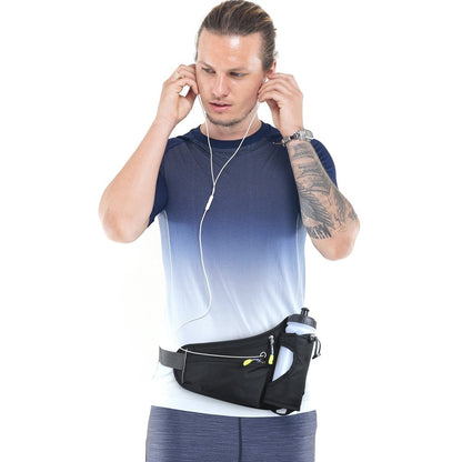 Sports Running Belt Waist Pack Bum Bag Hydration Belt Bag with Water Bottle Holder for Men and Women