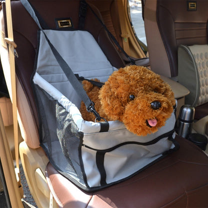 Folding Pet Dog Cat Car Seat Safe Travel Carrier Vehicle Seat Kennel Puppy Cage Bag