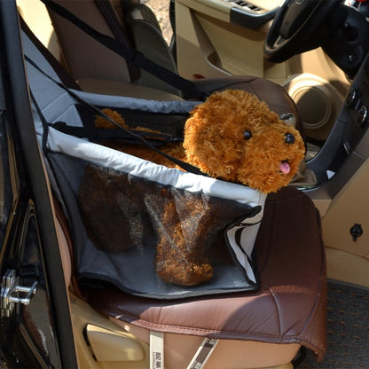 Folding Pet Dog Cat Car Seat Safe Travel Carrier Vehicle Seat Kennel Puppy Cage Bag