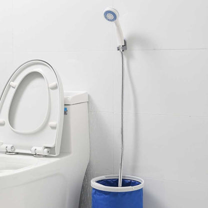 Portable Camping Pet Cleaning Beach Washing Shower 4.9ft Hose Outdoor Shower Device with Rechargeable Pump