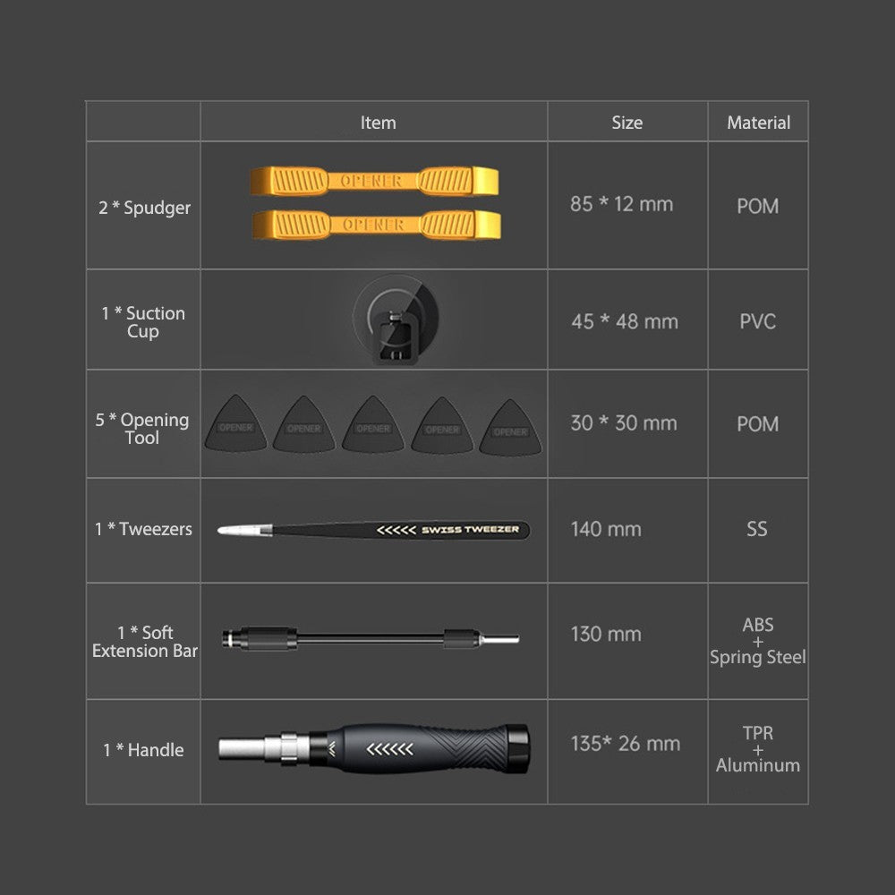 JAKEMY 145Pcs Multifunctional Screwdriver Bits Socket Set Portable High Precision Drive Socket Set Premium H4x28mm CR-V Alloy Steel Bits Kit with Magnetic Soft Pad for Home Electronics Maintenance