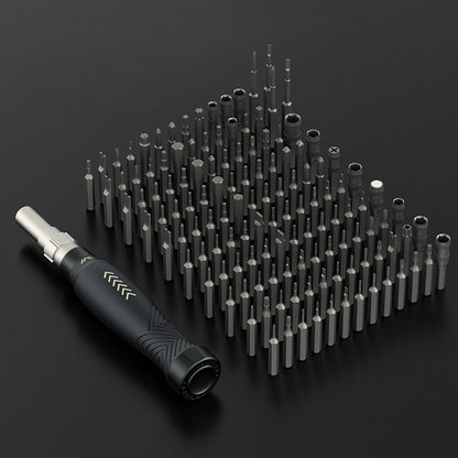 JAKEMY 145Pcs Multifunctional Screwdriver Bits Socket Set Portable High Precision Drive Socket Set Premium H4x28mm CR-V Alloy Steel Bits Kit with Magnetic Soft Pad for Home Electronics Maintenance