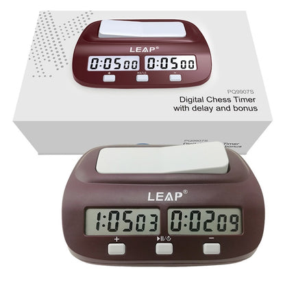 Portable 4 Buttons Design Digital Chess Clock Count Down Chess Timer with Alarm Electronic Board Game Bonus Competition Master Tournament