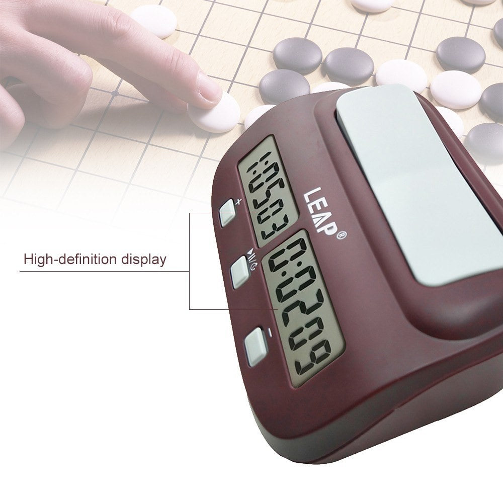 Portable 4 Buttons Design Digital Chess Clock Count Down Chess Timer with Alarm Electronic Board Game Bonus Competition Master Tournament