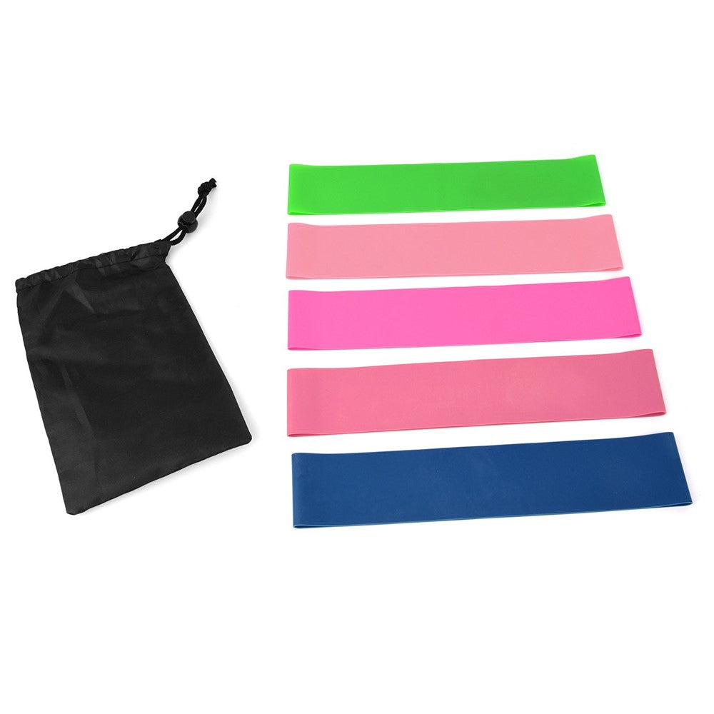 5Pcs Resistance Loop Exercise Bands Hip Booty Bands Home Workout Equipment for Strength Training, Stretching, Booty Building