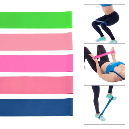 5Pcs Resistance Loop Exercise Bands Hip Booty Bands Home Workout Equipment for Strength Training, Stretching, Booty Building
