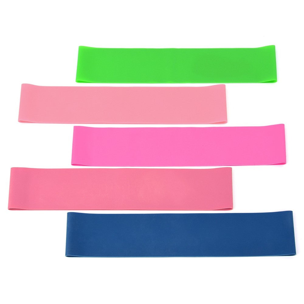 5Pcs Resistance Loop Exercise Bands Hip Booty Bands Home Workout Equipment for Strength Training, Stretching, Booty Building