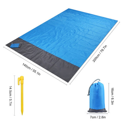 Beach Blanket Sandproof Beach Mat Quick Drying Portable Picnic Sheet for Outdoor Travel