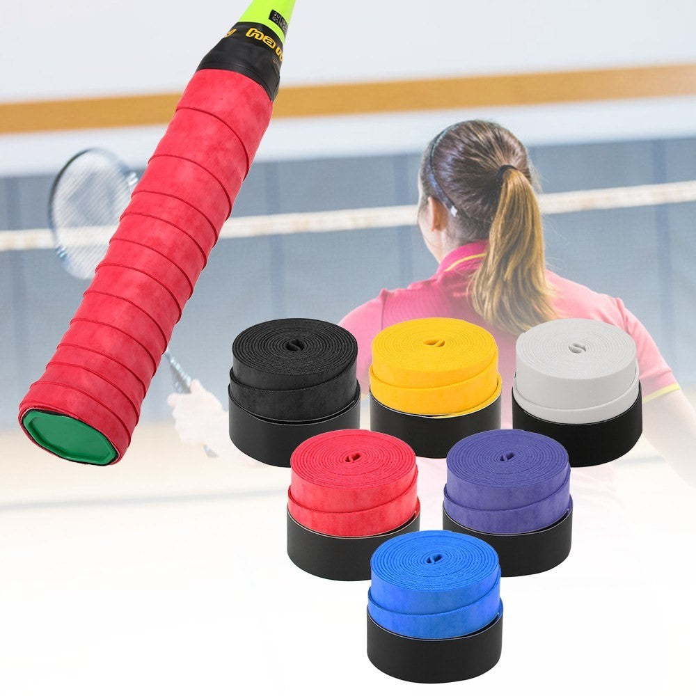 Tennis Racket Grip Tape Anti Slip Super Absorbent Tennis Overgrip Badminton Overgrip Pickleball Replacement Grip