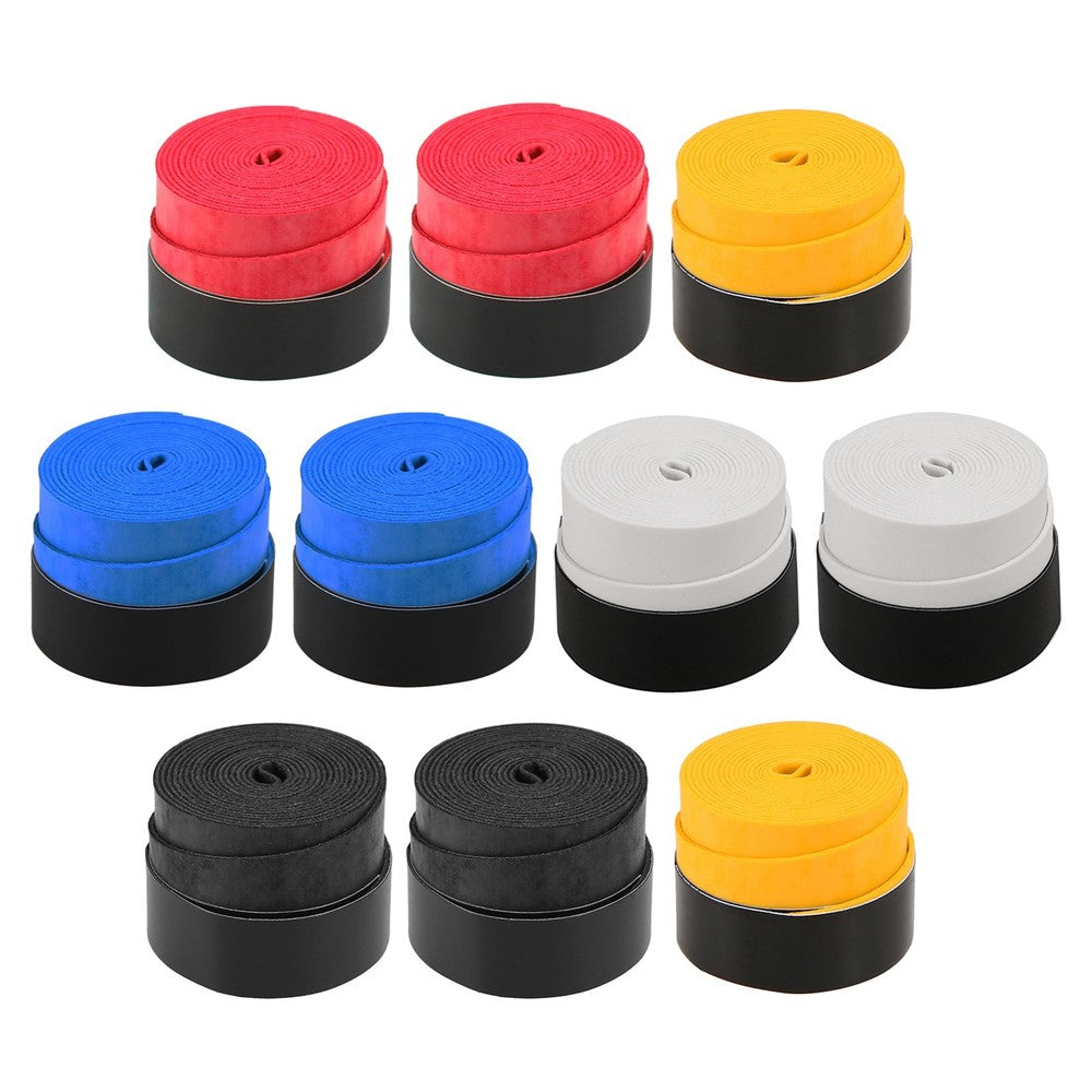 Tennis Racket Grip Tape Anti Slip Super Absorbent Tennis Overgrip Badminton Overgrip Pickleball Replacement Grip