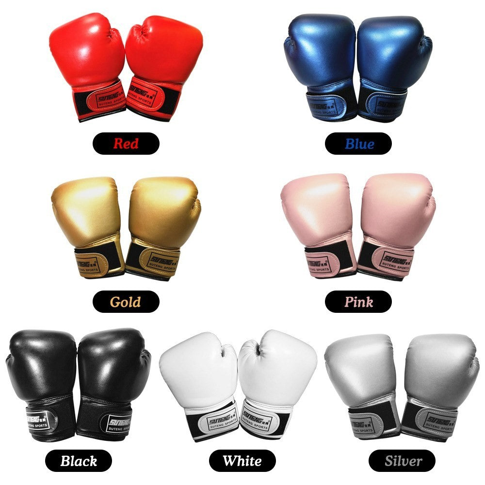 SUTENG 1Pair Kids Boxing Gloves Youth Boxing Training Gloves Kids Kickboxing Sparring MMA Gloves for Child Age 3-10 Years