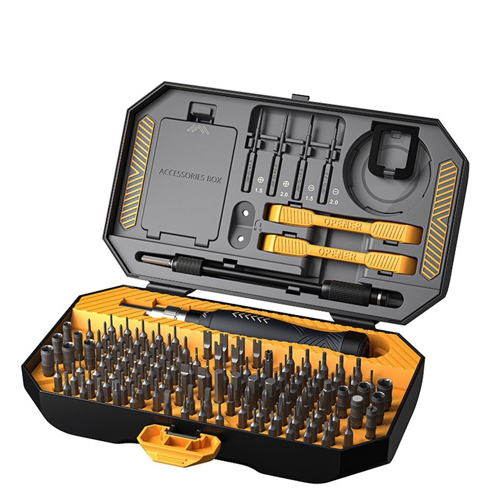 JAKEMY JM-8183 145-in-1 Screwdriver Bit Combination Set Manual Multi-purpose Tool with Slotted / Torx Bits Tweezers