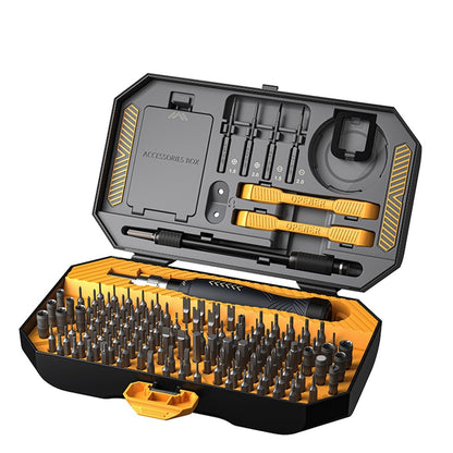 JAKEMY JM-8183 145-in-1 Screwdriver Bit Combination Set Manual Multi-purpose Tool with Slotted / Torx Bits Tweezers