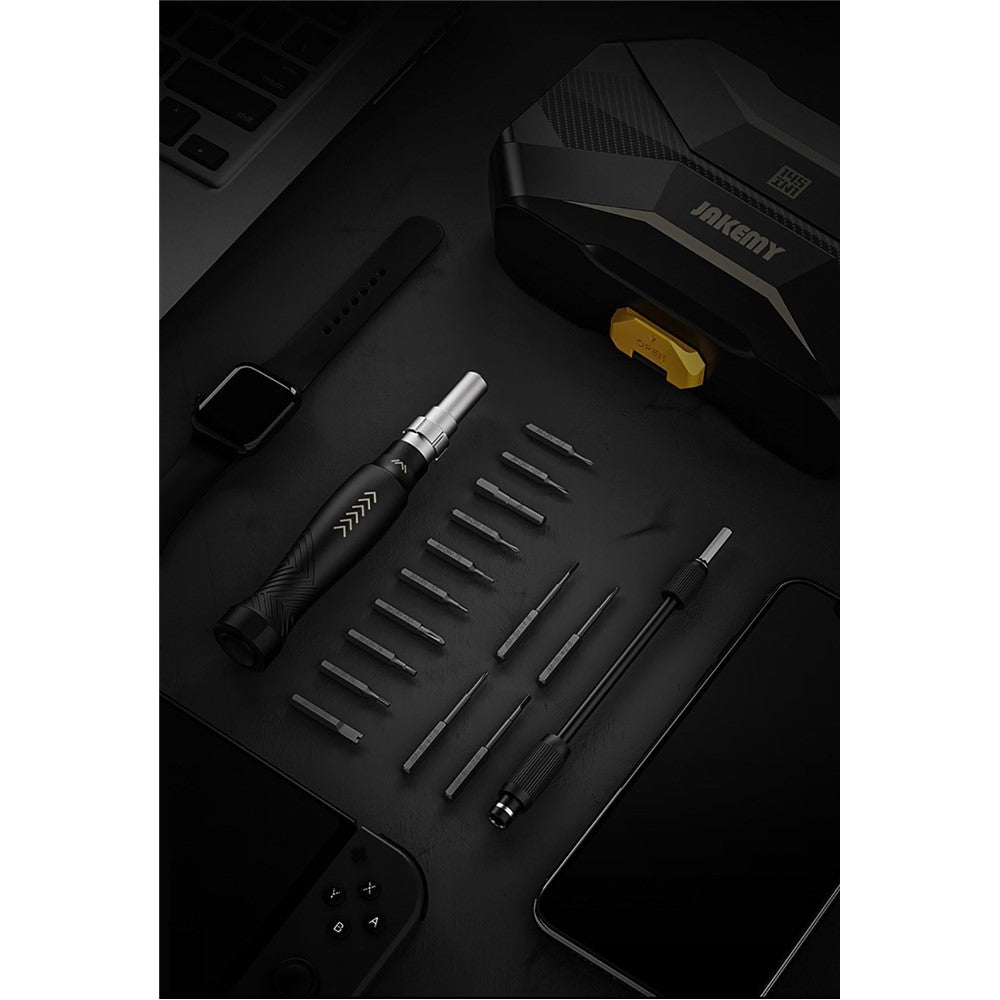JAKEMY JM-8183 145-in-1 Screwdriver Bit Combination Set Manual Multi-purpose Tool with Slotted / Torx Bits Tweezers