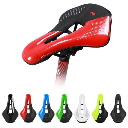 WEST BIKING Bike Saddle Bicycle Saddle Replacement  Soft PU Leather Hollow Seat Cushion for MTB Mountain Bike Road Bike
