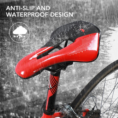 WEST BIKING Bike Saddle Bicycle Saddle Replacement  Soft PU Leather Hollow Seat Cushion for MTB Mountain Bike Road Bike