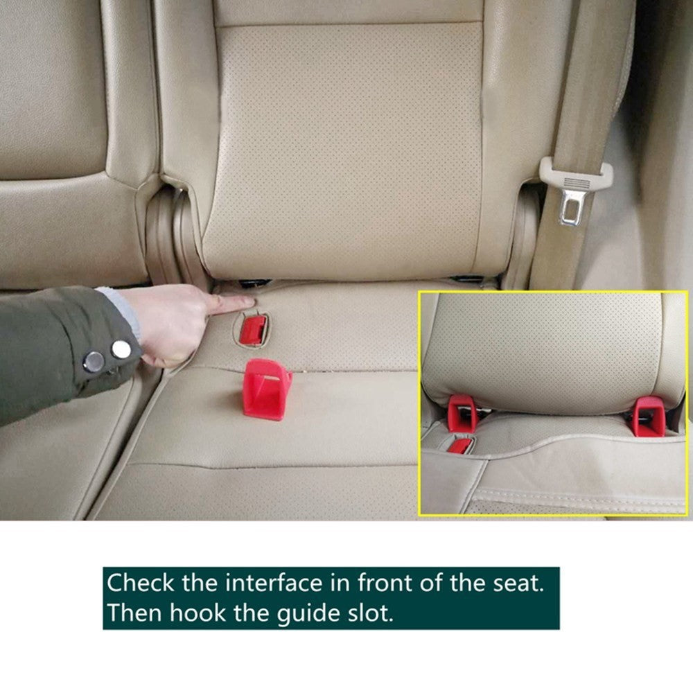 Car Child Seat Universal Restraint Anchor Mounting Kit for ISOFIX Belt Connector Steel Latch Interface Bracket