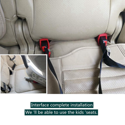 Car Child Seat Universal Restraint Anchor Mounting Kit for ISOFIX Belt Connector Steel Latch Interface Bracket