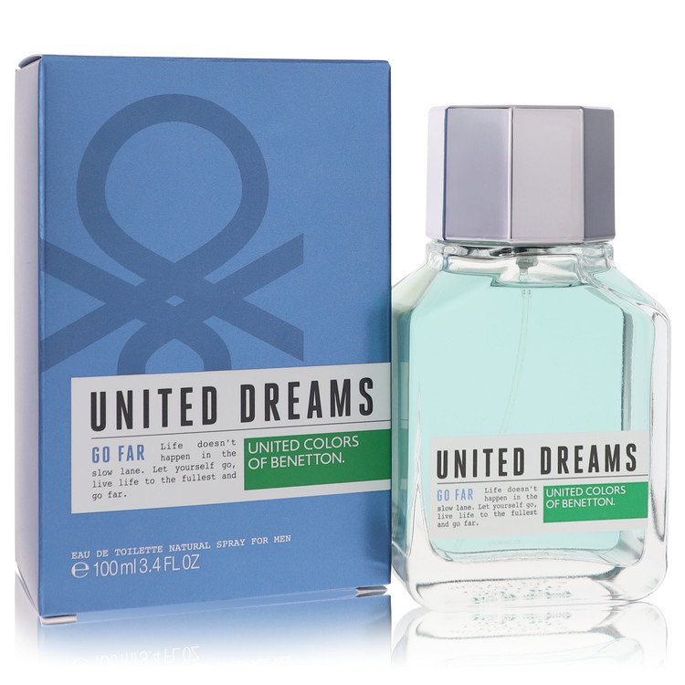 United Dreams Go Far Eau De Toilette Spray by Benetton 100 ml