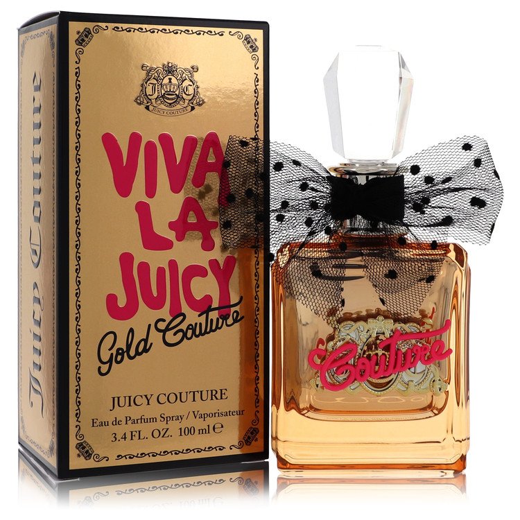 Viva La Juicy Gold Couture Eau De Parfum Spray by Juicy Couture 100 ml