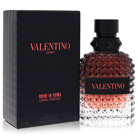 Valentino Uomo Born In Roma Coral Fantasy Eau De Toilette Spray by Valentino 50 ml
