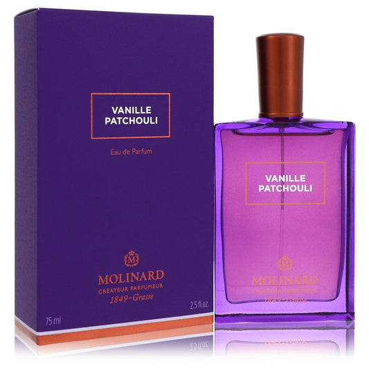 Vanille Patchouli Eau De Parfum Spray (New Packaging) by Molinard 75 ml