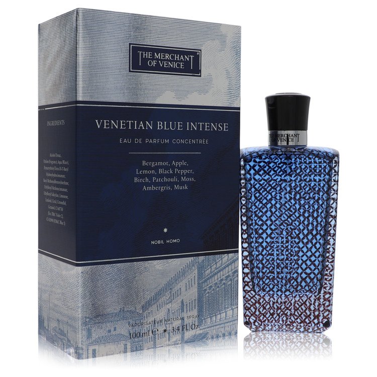 Venetian Blue Intense Eau De Parfum Spray Concentree by The Merchant Of Venice 100 ml