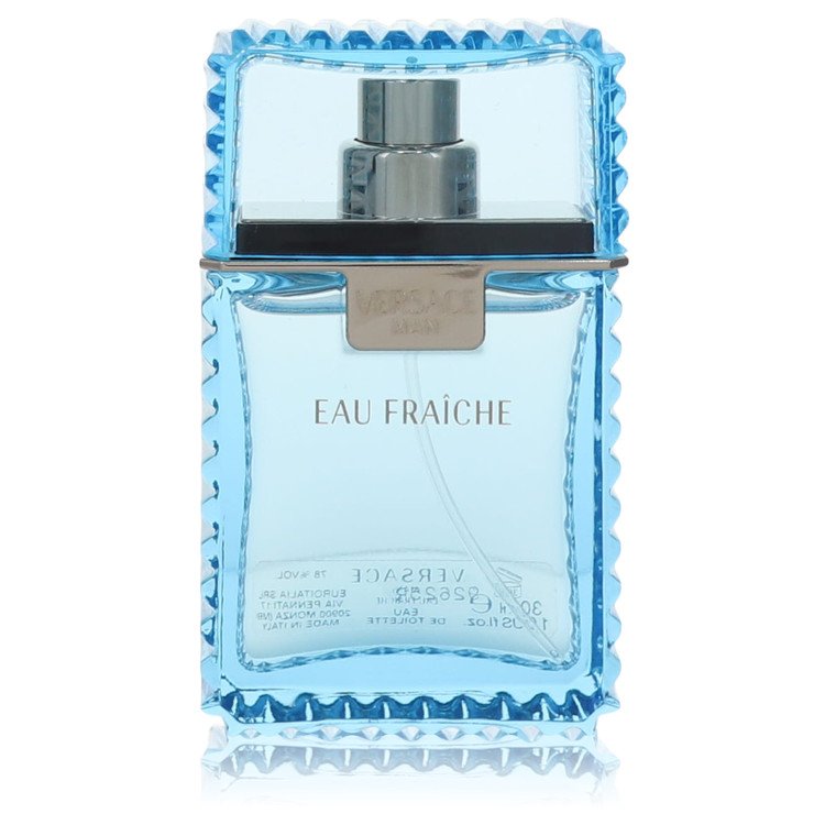 Versace Man Eau Fraiche Eau De Toilette Spray (Blue unboxed) by Versace 30 ml