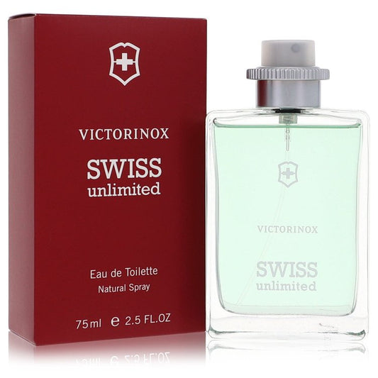 Swiss Unlimited Eau De Toilette Spray by Victorinox 75 ml