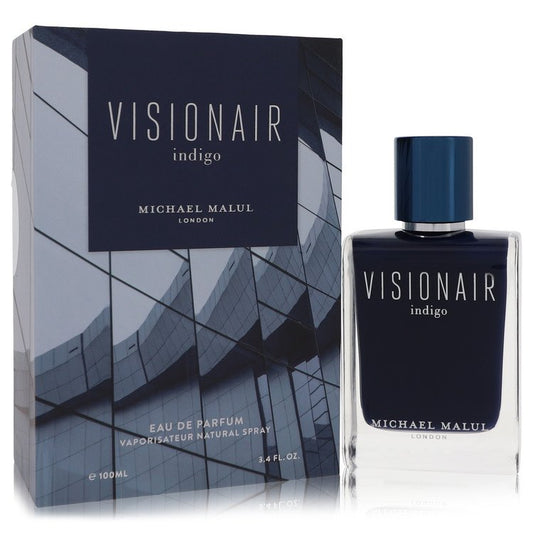 Visionair Indigo Eau De Parfum Spray by Michael Malul 100 ml