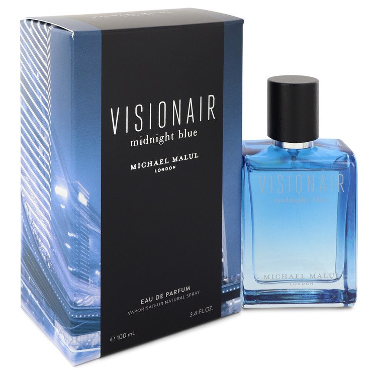 Visionair Midnight Blue Eau De Parfum Spray by Michael Malul 100 ml