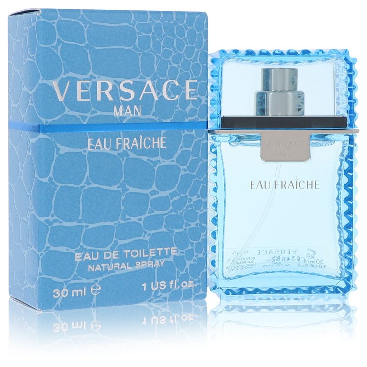 Versace Man Eau Fraiche Eau De Toilette Spray (Blue) by Versace 30 ml