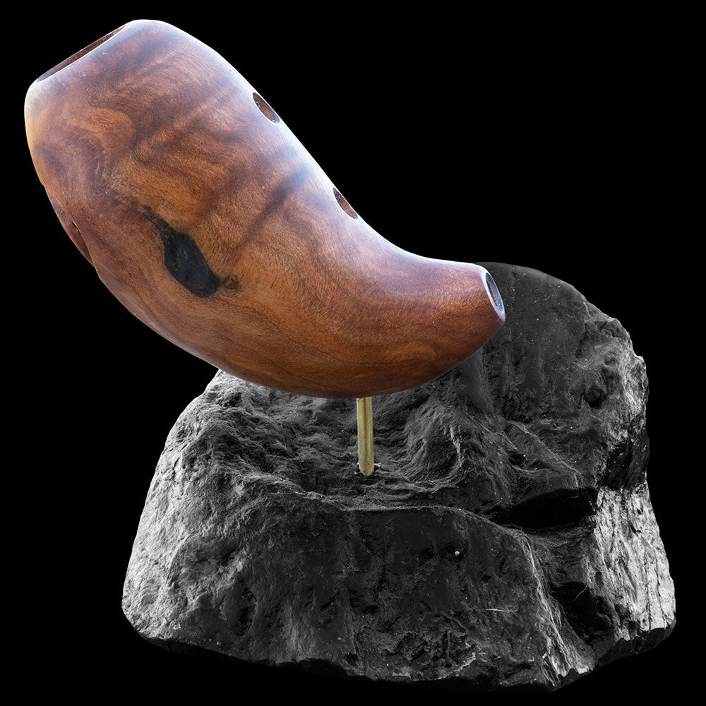 Wooden Nguru (Flute) by Alex Sands Sculpture