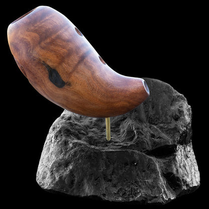 Wooden Nguru (Flute) by Alex Sands Sculpture