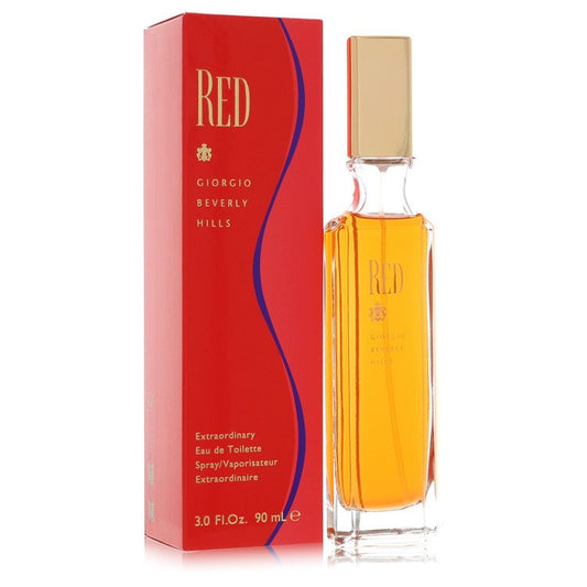 Red Eau De Toilette Spray by Giorgio Beverly Hills 90 ml