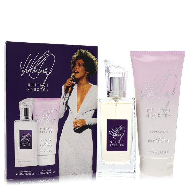 Whitney Houston Gift Set - 3.4 oz Eau De Parfum Spray + 6 oz Body Lotion by Whitney Houston --