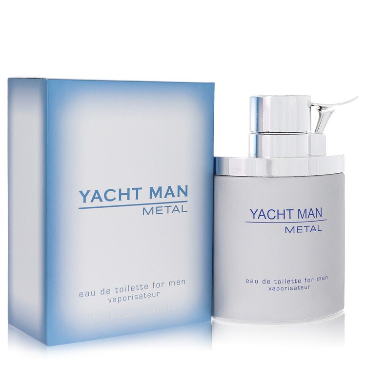 Yacht Man Metal Eau De Toilette Spray by Myrurgia 100 ml