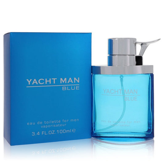 Yacht Man Blue Eau De Toilette Spray by Myrurgia 100 ml