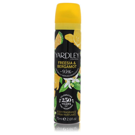 Yardley Freesia & Bergamot Body Fragrance Spray by Yardley London 77 ml