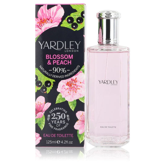 Yardley Blossom & Peach Eau De Toilette Spray by Yardley London 125 ml