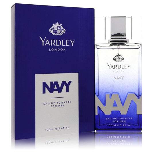 Yardley Navy Eau De Toilette Spray by Yardley London 100 ml