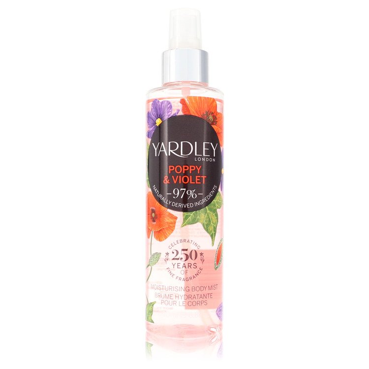 Yardley Poppy & Violet Body Mist by Yardley London 200 ml