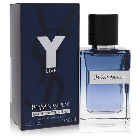 Y Live Intense Eau De Toilette Spray by Yves Saint Laurent 60 ml