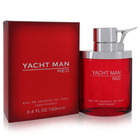 Yacht Man Red Eau De Toilette Spray by Myrurgia 100 ml