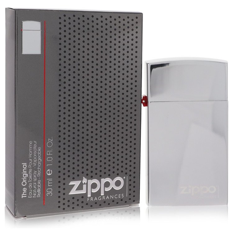 Zippo Silver Eau De Toilette Refillable Spray by Zippo 30 ml